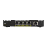 Netgear GS305Pv2 Unmanaged Switch Gigabit Ethernet PoE Black GS305P-200PES