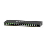 Netgear 16-Port PoE+ Gigabit Ethernet Plus Switch with 1-port SFP GS316EP-100PES