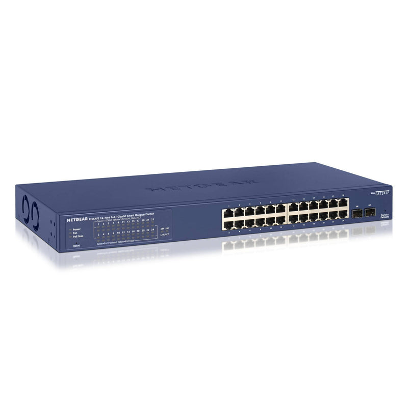 Netgear GS724TP Managed Switch L2/L3/L4 Gigabit Ethernet PoE 1U Black