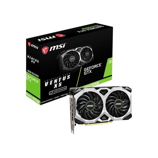 MSI Nvidia GeForce GTX 1660 SUPER VENTUS XS Graphics Card - GTX1660 SU –  FirstShop