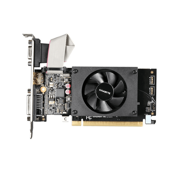 Gigabyte GV-N710D3-2GL graphics card NVIDIA GeForce GT 710 2 GB GDDR3