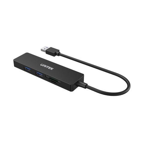 Unitek uHUB Q4+ 5-in-1 USB 3.0 Hub with Dual Card Reader H1108A