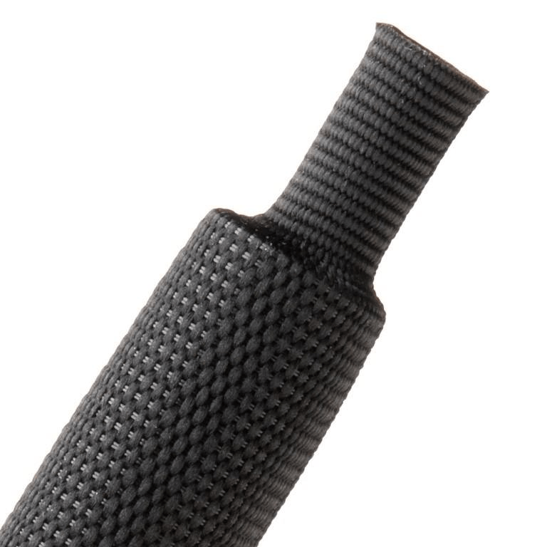 Techflex Shrinkflex Fabric 12mm to 6mm Black H2F0.48BK