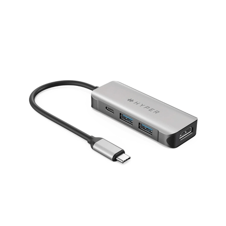 Hyper HyperDrive 4-port 4-in-1 USB-C Hub HD41-GL