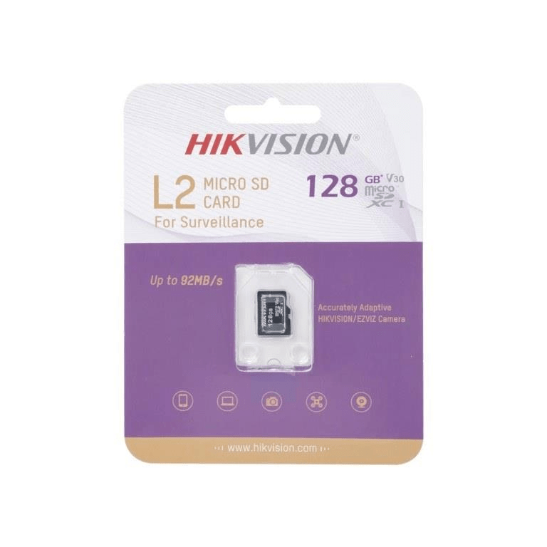 Hikvision L2 V30 128GB Surveillance MicroSD (TF) Card HS-TF-L2-128G