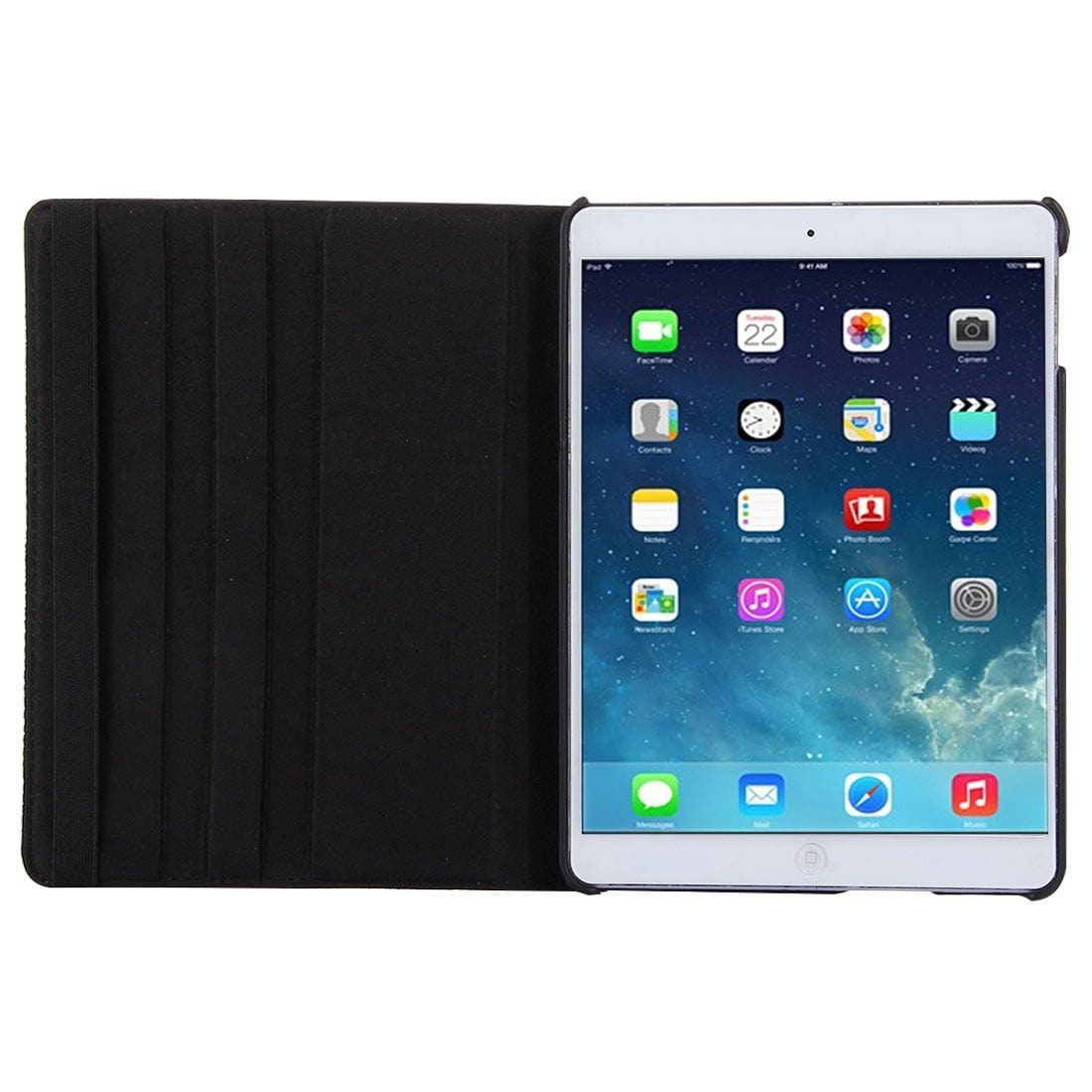 Tuff-Luv Rotating Case and Stand for iPad Air 2 / iPad 9.7" Pro - Black I7_71