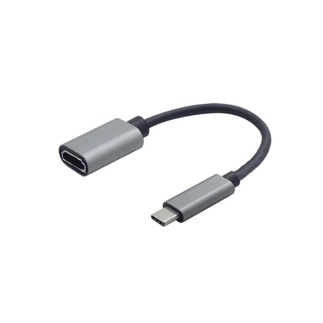 Tuff-Luv USB-C to HDMI Adapter - Black/Silver I9200