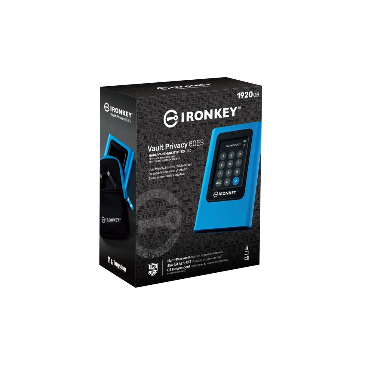 Kingston Technology 80 480GB IronKey Vault Privacy Blue IKVP80ES/480G