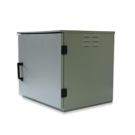 CPS 12U 600mm x 450mm IP55 Wall Mount Outdoor Cabinet IP55WM12U-ODG