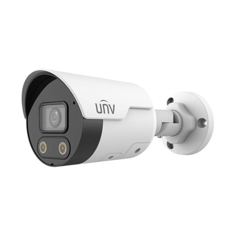 Uniview 8MP 4mm HD Intelligent Light and Audible Warning Fixed Bullet Network Camera IPC2128SB-ADF40KMC-I0