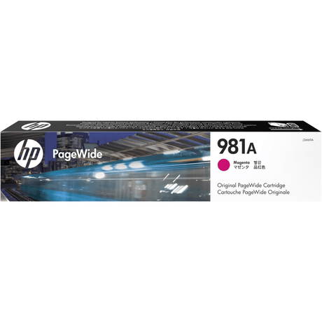 HP 981A PageWide Magenta Standard Yield Printer Ink Cartridge Original J3M69A Single-pack