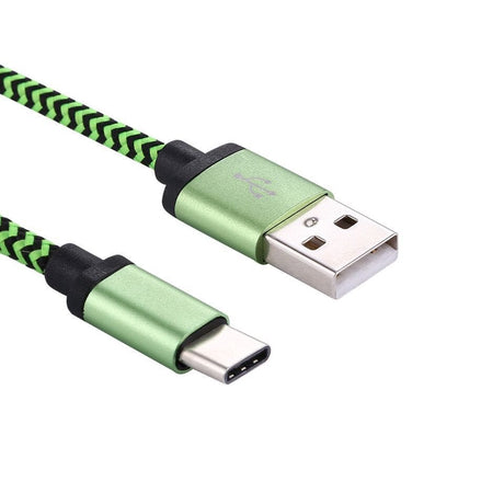 Tuff-Luv USB 3.1 Type-C to USB 2.0 Charge Cable - Lime Green J9_33