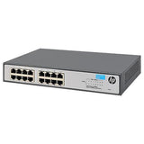 HPE OfficeConnect 1420 16G Unmanaged Switch L2 Gigabit Ethernet 1U Grey JH016A