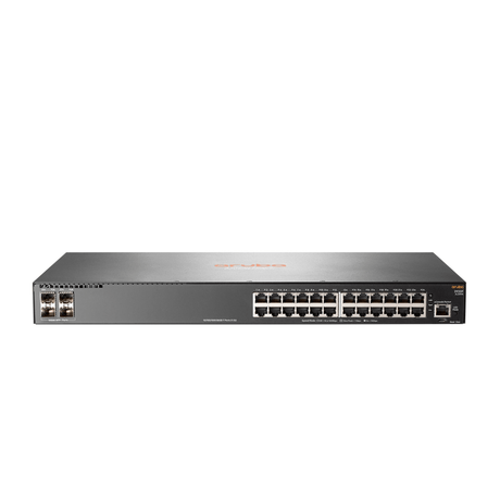 HPE Aruba 2930F 24G 4SFP Managed Switch L3 Gigabit Ethernet Grey 1U JL259A