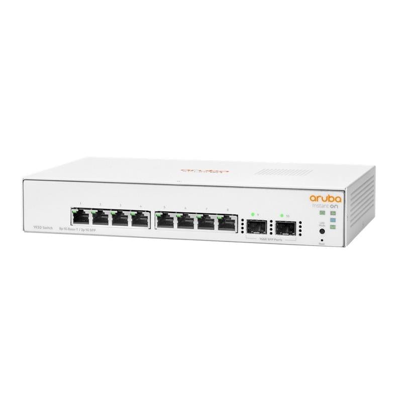 HPE Instant On 1930 Managed Switch L2+ Gigabit Ethernet (10/100/1000) 1U White JL680A