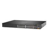 HPE Aruba 6200F 24G Class4 PoE 4SFP+ 370W Managed Switch L3 Gigabit Ethernet 1U Black JL725A