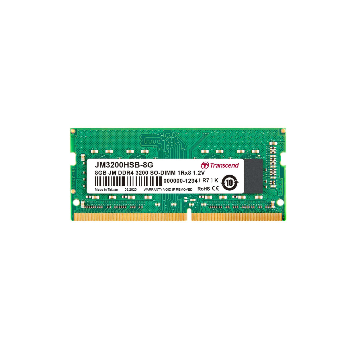 Transcend JetRam DDR4-3200 SO-DIMM 8GB JM3200HSB-8G