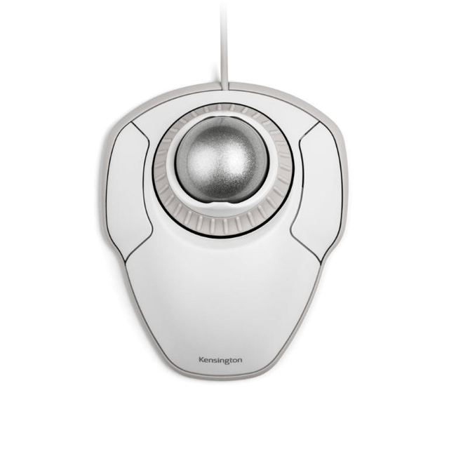 Kensington Orbit Trackball with Scroll Ring White K72500WW