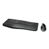 Kensington Profit Ergonomic Wireless Keyboard and Mouse Desktop Combo Black K75406WW