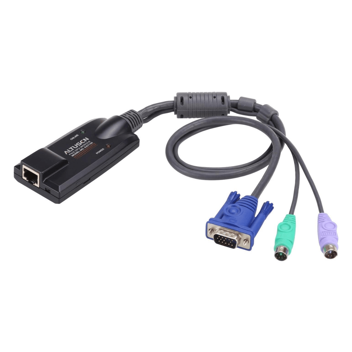 Aten KA7120 PS/2 VGA KVM Adapter with Composite Video Cable