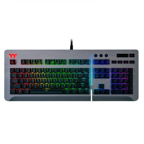 Thermaltake KB-LVT-SSSRUS-01 Keyboard USB QWERTY English Silver