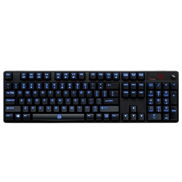 TT ESPORTS KB-PIZ-KLBLUS-01 Keyboard USB QWERTY English Black