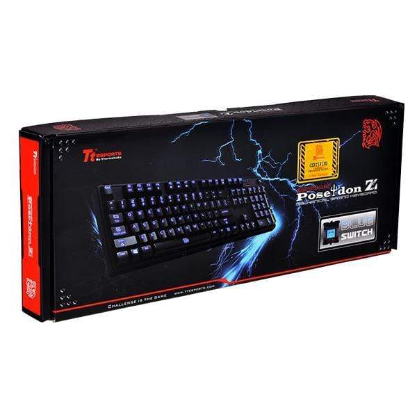 TT ESPORTS KB-PIZ-KLBLUS-01 Keyboard USB QWERTY English Black