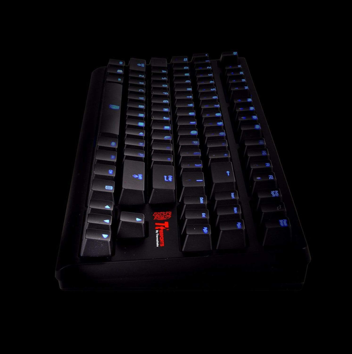 Thermaltake POSEIDON ZX Keyboard USB QWERTY Black KB-PZX-KBBLUS-01