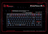 Thermaltake POSEIDON ZX Keyboard USB QWERTY Black KB-PZX-KBBLUS-01