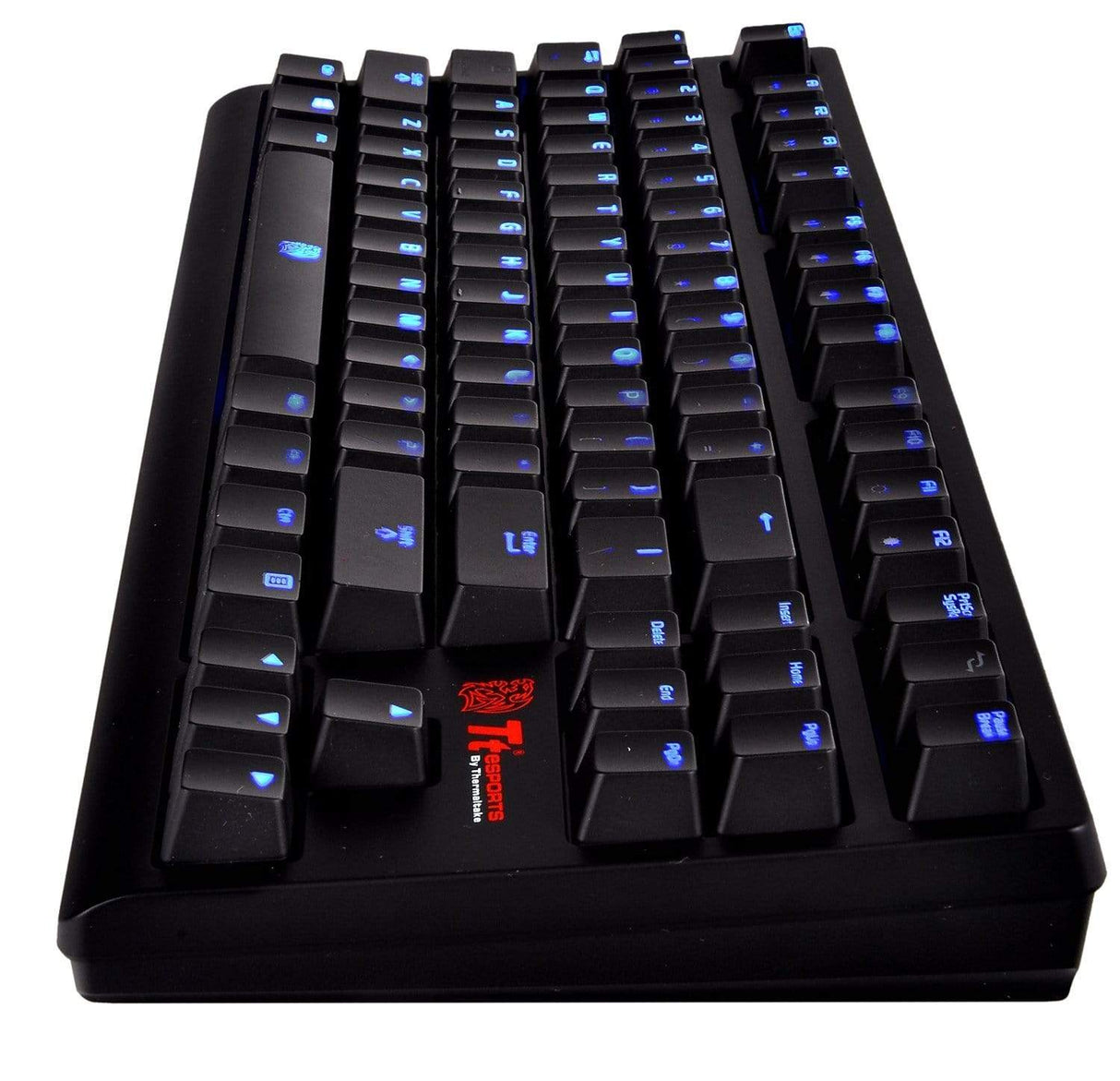 Thermaltake POSEIDON ZX Keyboard USB QWERTY Black KB-PZX-KBBLUS-01