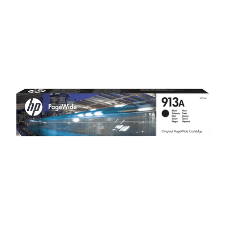 HP 913A PageWide Black Standard Yield Printer Ink Cartridge Original L0R95AE Single-pack