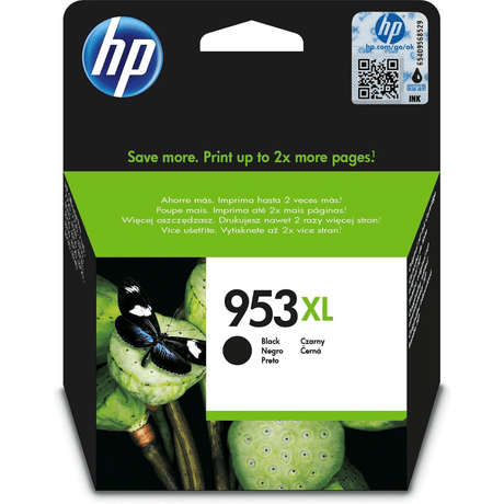 HP 953XL Black High Yield Printer Ink Cartridge Original L0S70AE Single-pack