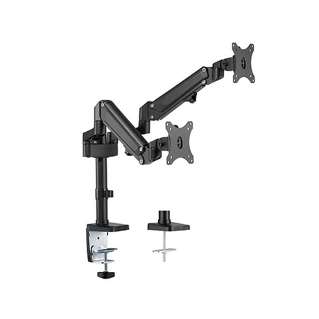 Bracket LDT34-C024 17-32 inch Dual Monitor Desk Mount Monitor Arm 9KG