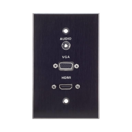 Lucktech Wall Plate 1x VGA, 1x HDMI, 1x Audio Jack LK-QC-12583