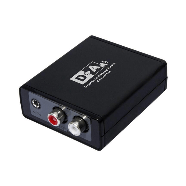 Lenkeng Digital to Analog Audio Converter Black LKV3088