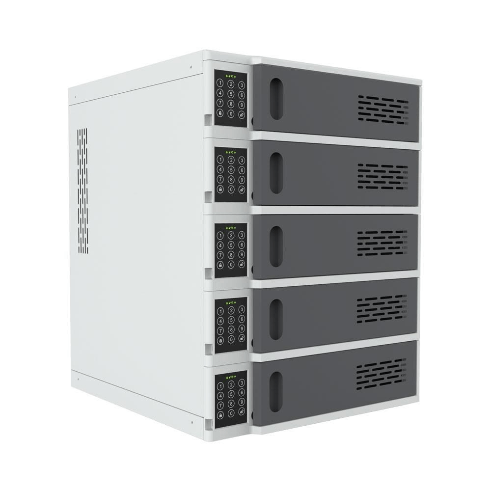 Chen Source 5-bay Charging Laptop Lockers AC and USB-A LN105HS/charging loc