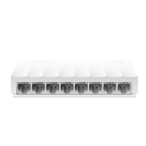 TP-Link LS1008 8-Port 10/100 Mbits Desktop Switch Unmanaged Network Fast Ethernet White