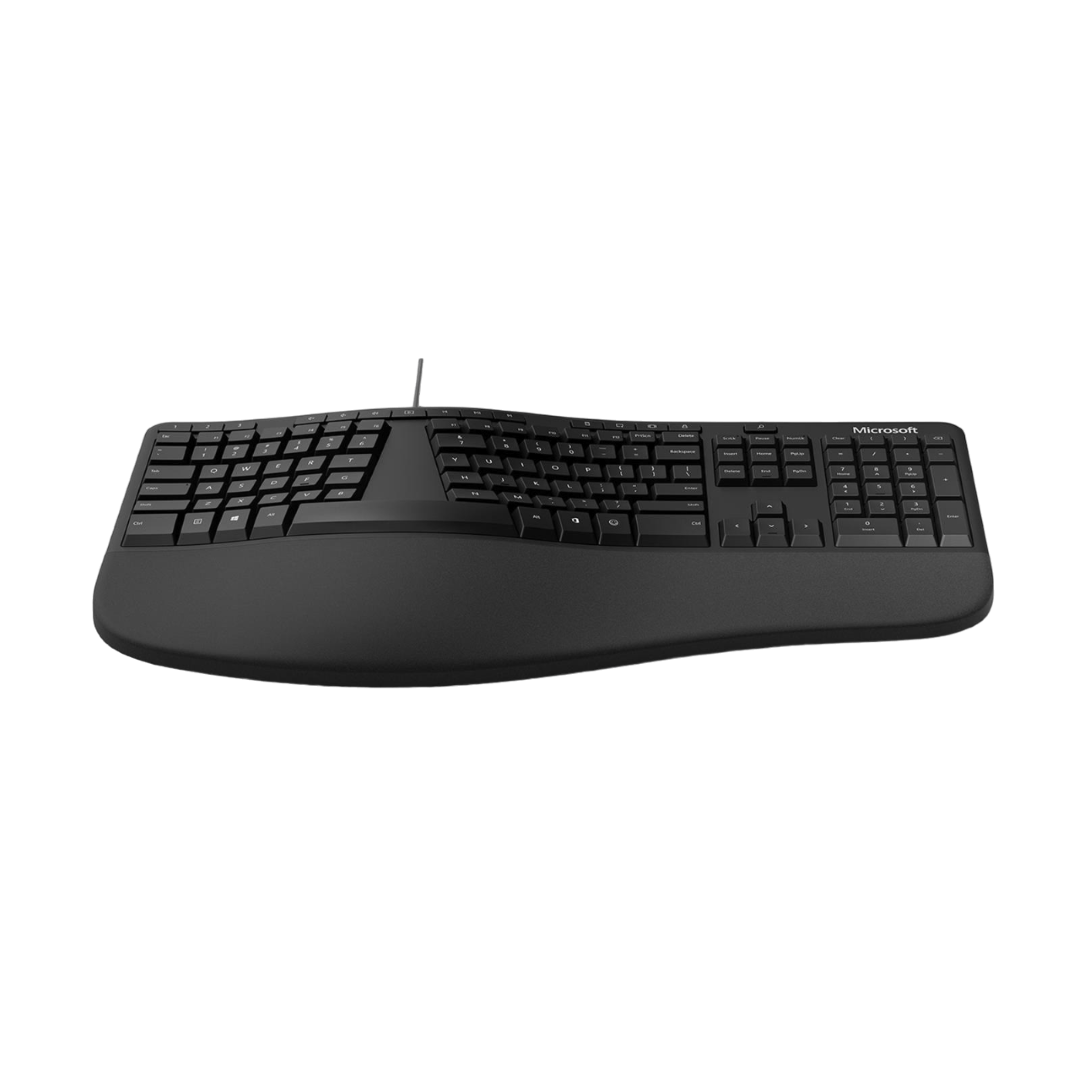 Microsoft Ergonomic Keyboard USB QWERTY US International Black