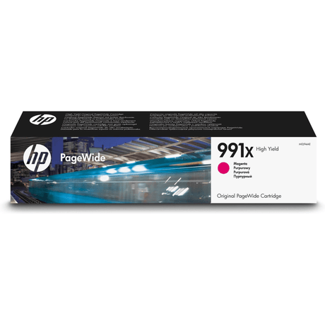 HP 991X PageWide Magenta High Yield Printer Ink Cartridge Original M0J94AE Single-pack