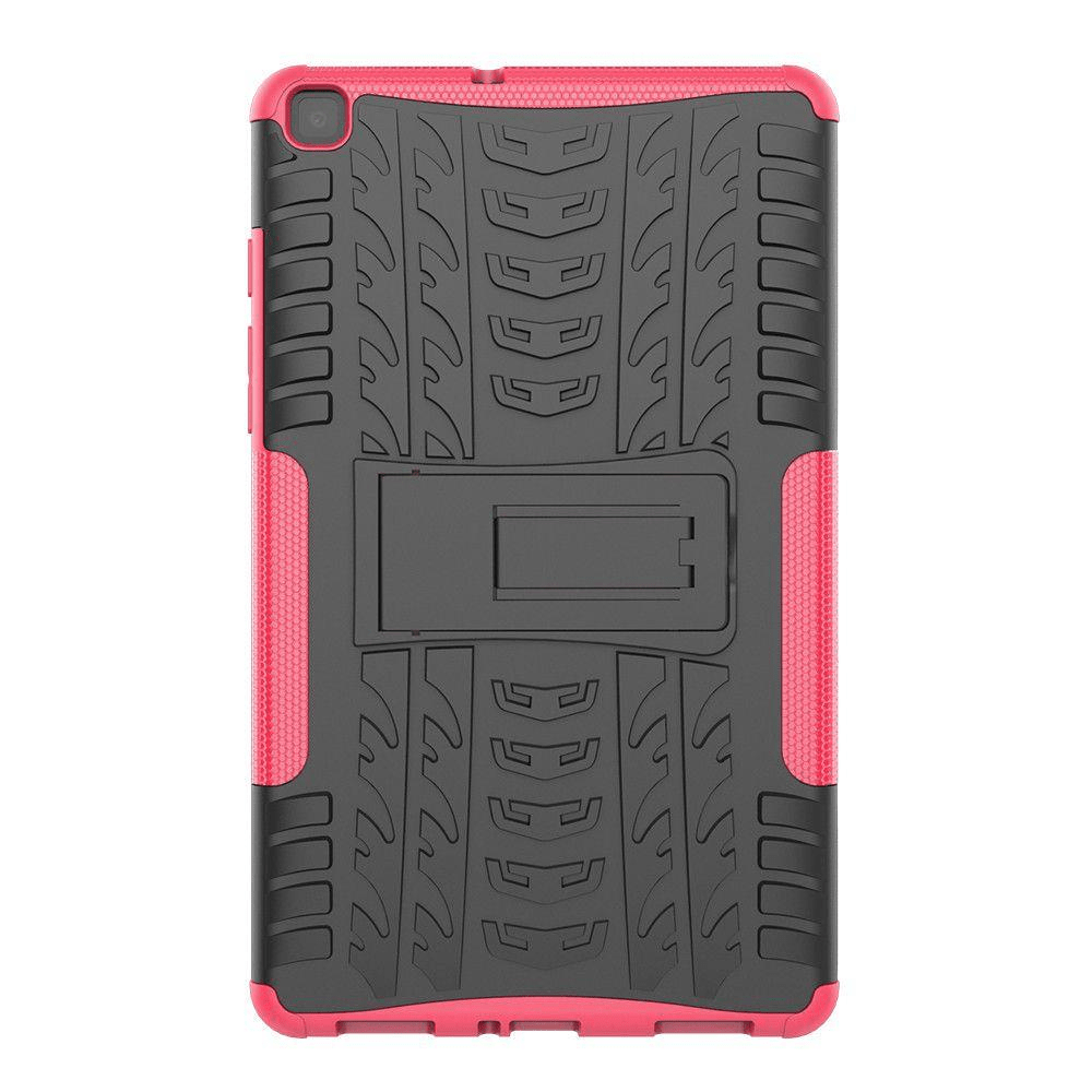 Tuff-Luv Armour Case Rugged & Stand for Samsung Tab A 8.0 T290/T295 - Pink M1155