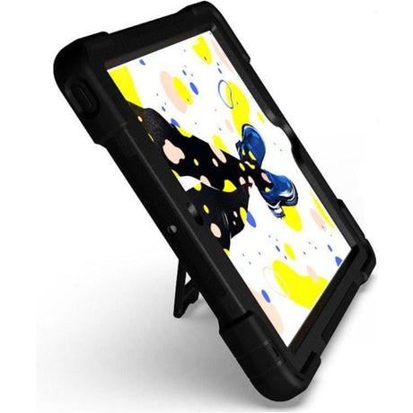 Tuff-Luv 10.2-inch Rugged Armour Jack Case and Stand for Apple iPad with Armstrap - Black M1606