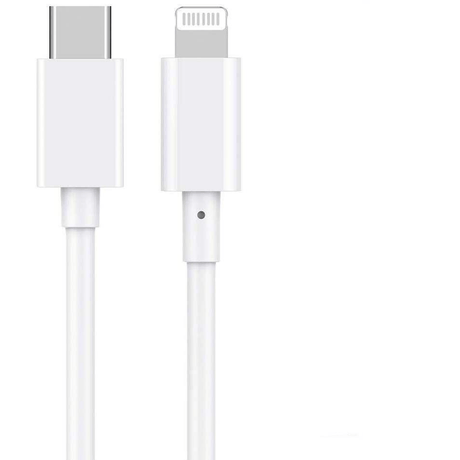 Tuff-Luv 8pin Lightning to USB C cable (1m) - White M1690