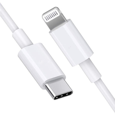 Tuff-Luv 8pin Lightning to USB C cable (1m) - White M1690