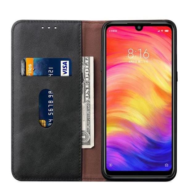 Tuff-Luv Essentials Leather case & Stand Xiaomi Redmi 7 - Black M963