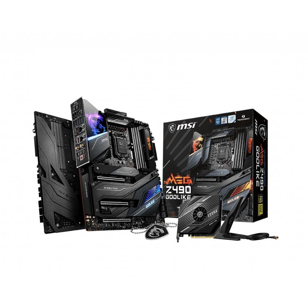 MSI MEG Z490 GODLIKE Motherboard E-ATX LGA1200 WiFi 6