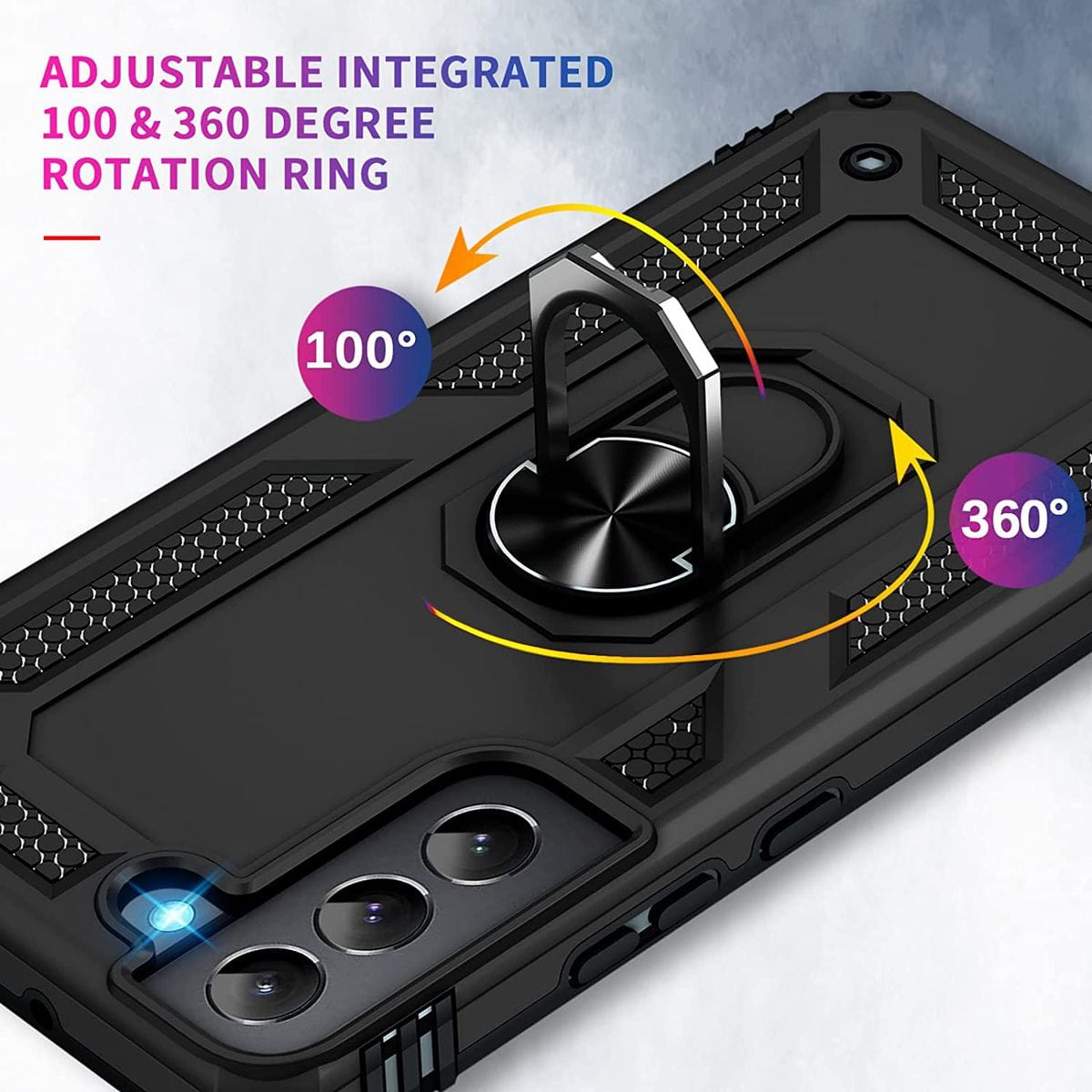 Tuff-Luv Rugged Case Samsung Galaxy S22 Plus - Black MF1006