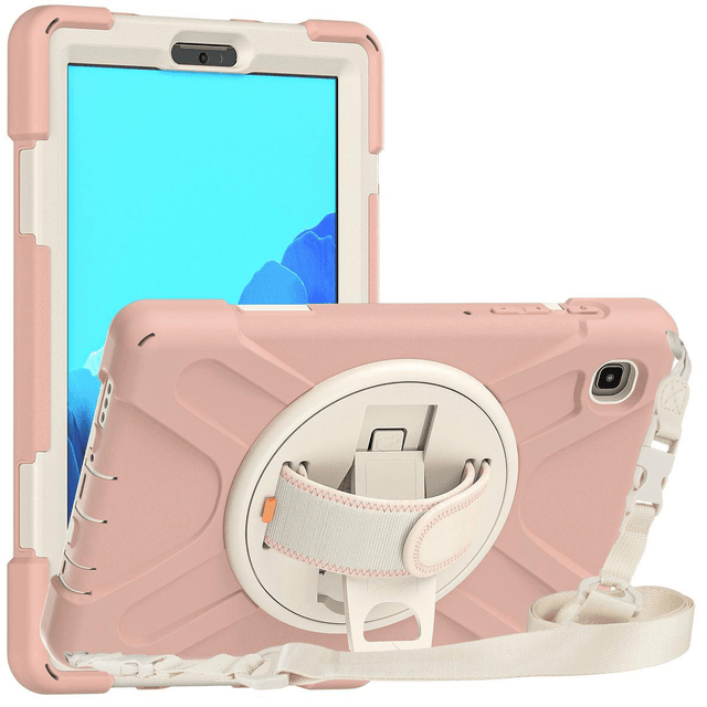 Tuff-Luv Armour Jack Rugged case for Samsung Galaxy A7 Lite (includes Armstrap and hand strap) SM-T220/T225 - Pink MF1121