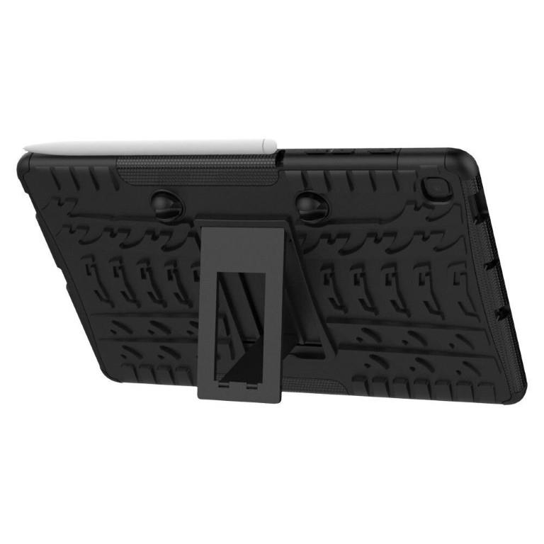 Tuff-Luv Rugged Case and Stand for Samsung Galaxy Tab S6 Lite Black MF3073