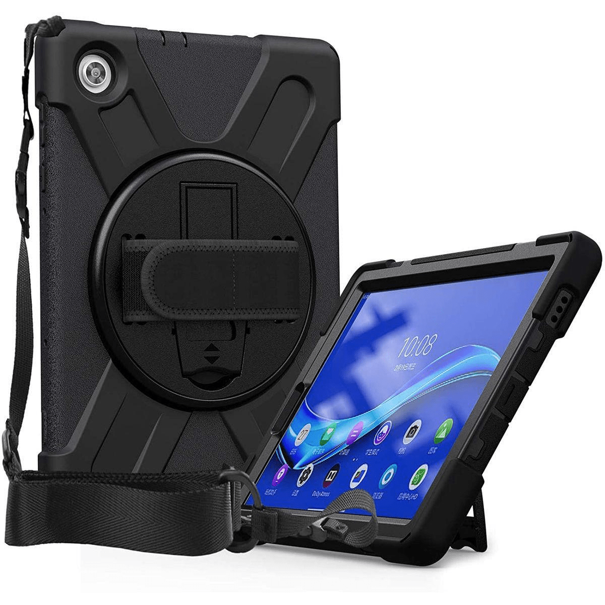 Tuff-Luv Armour Jack Rugged Case for Lenovo M10 Plus / X606F - Black M