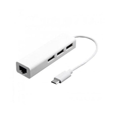 Tuff-Luv USB-C to Network RJ45 Adapter White MF3361W10